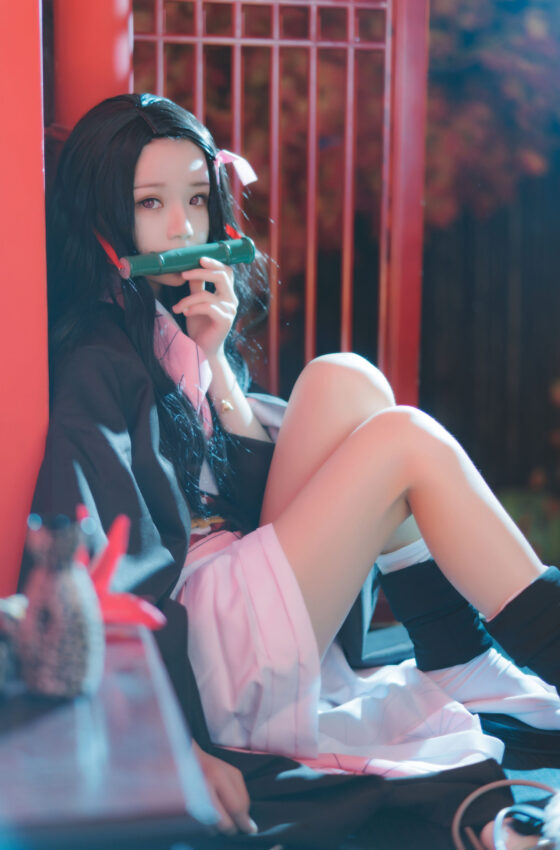 [COSPLAY] 桜桃喵 – 灶门祢豆子
