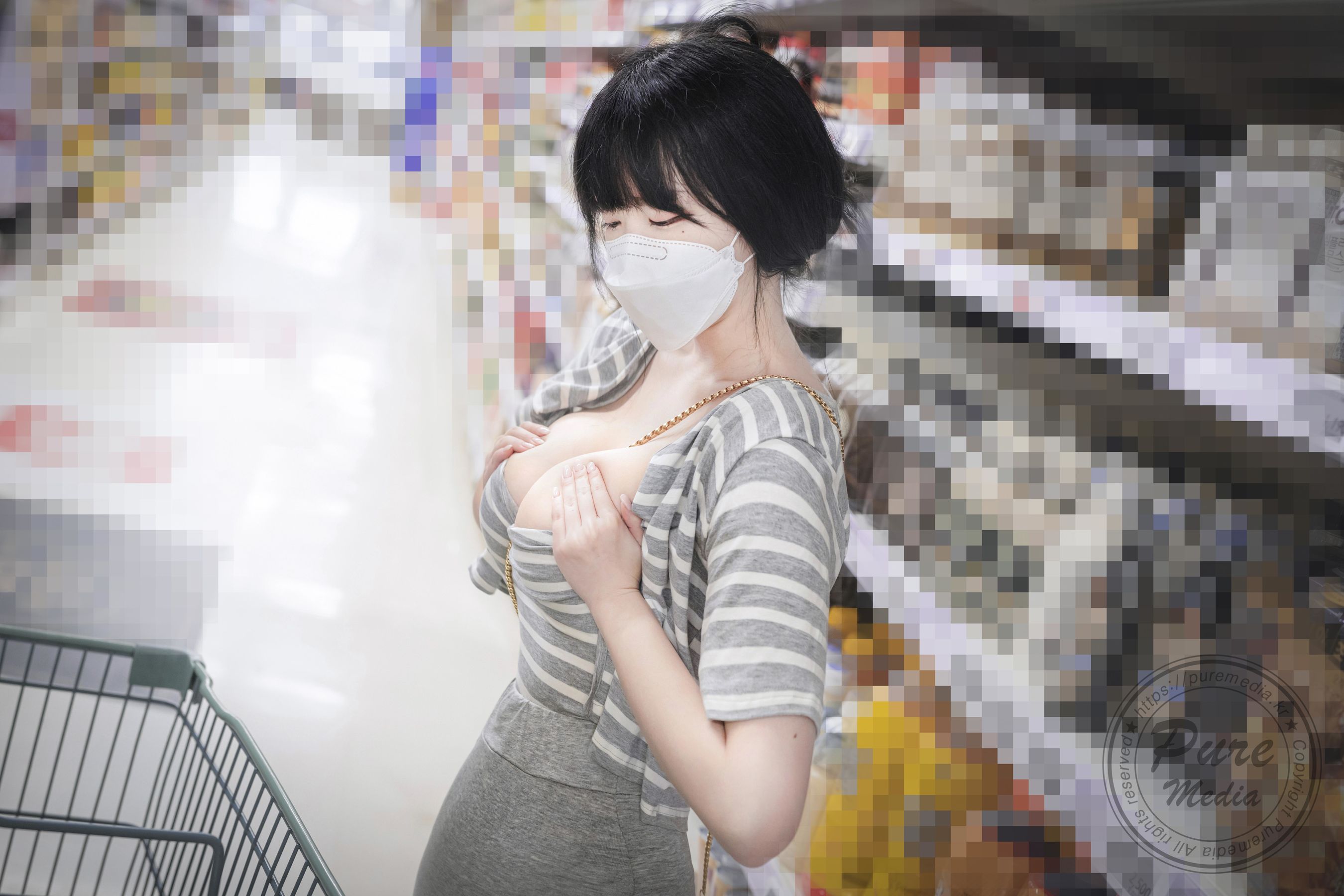 [PURE MEDIA]  Aram 超市少妇 [157P]