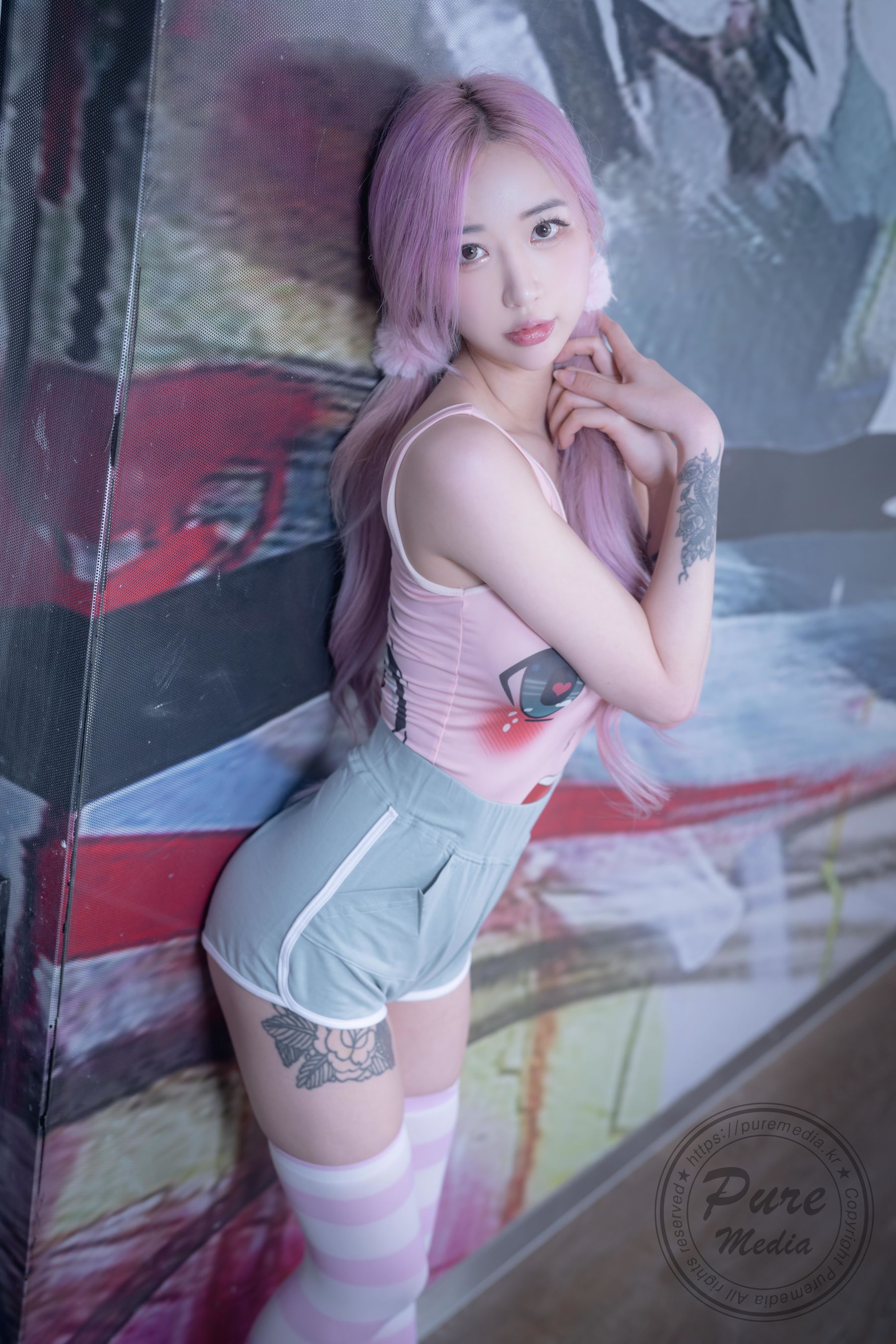 [PURE MEDIA] JIA 紫色 [47P]